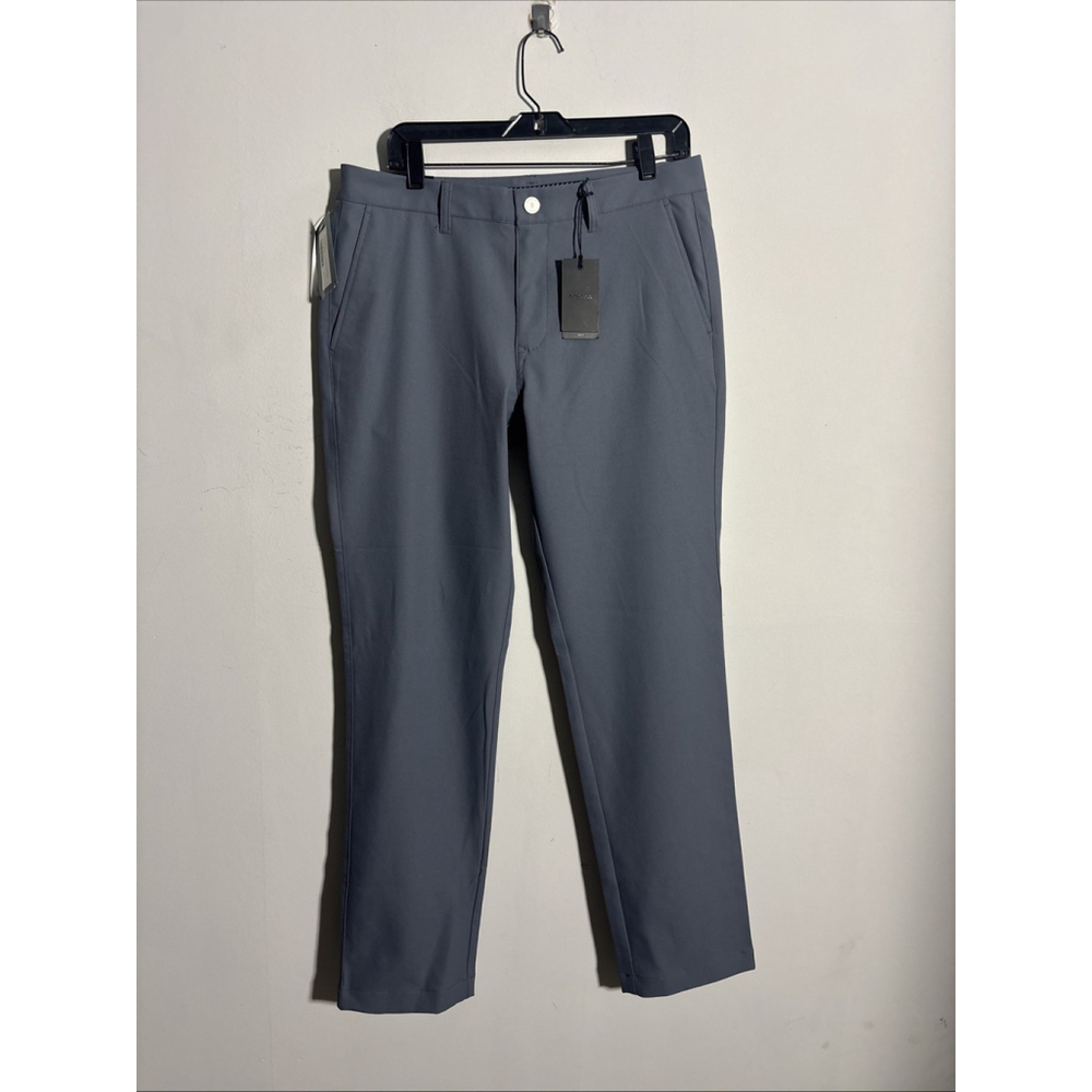 NEW MEN’S BONOBOS GOLF GREY PERFORMANCE PANTS Size 33 WAIST 32 LENGTH SLIM